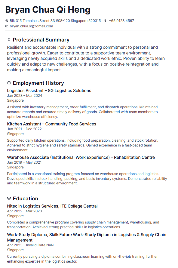 Resume review side panel